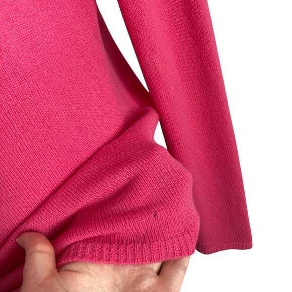 Vintage peck and peck luxury cashmere sweater m barbiecore preppy softgrunge Y2K - Picture 4 of 7